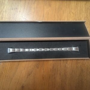 New In Box Silver Band For Fitbit Alta HR